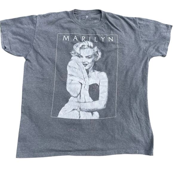 Marilyn Monroe Cutie Face Y2K Print Tee Size Large - Picture 1 of 5